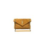 YSL PUFFER small in suede(HIGH-END GRADE)