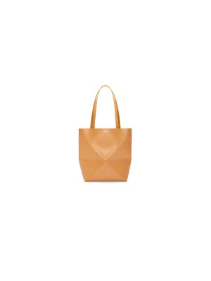 LOEWE Medium Puzzle Fold tote in shiny calfskin(HIGH-END GRADE)