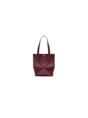 LOEWE Medium Puzzle Fold tote in shiny calfskin(HIGH-END GRADE)