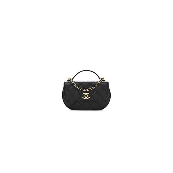 CHANEL MINI FLAP WITH HANDLE(HIGH-END GRADE)