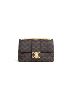 CELINE Medium Celine Victoire Bag in Triomphe Canvas
