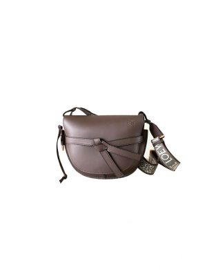 Loewe Small Gate bag in soft calfskin and jacquard
