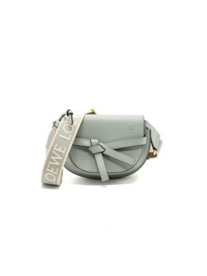 Loewe Small Gate bag in soft calfskin and jacquard