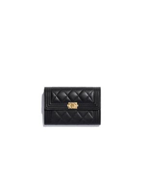 Chanel boy long wallet