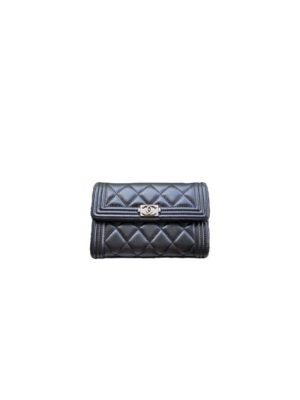 Chanel boy long wallet