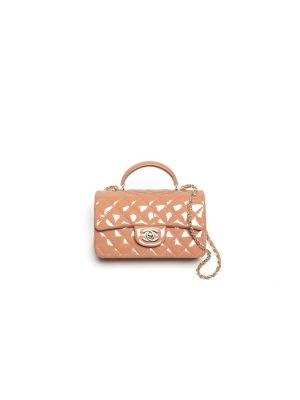 CHANEL Mini Classic Handbag With Top Handle