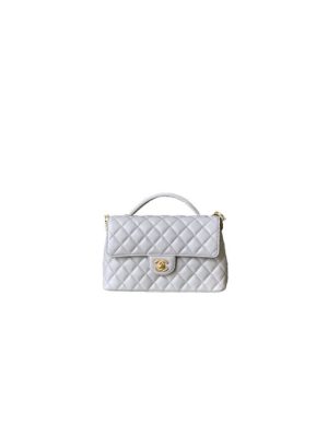 CHANEL large Flap Bag With Top Handle(high-end grade)