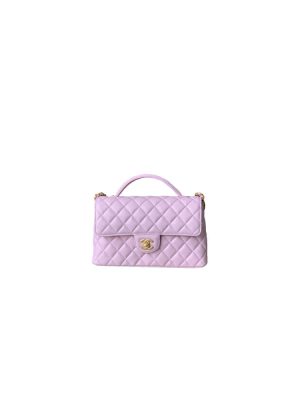 CHANEL large Flap Bag With Top Handle(high-end grade)