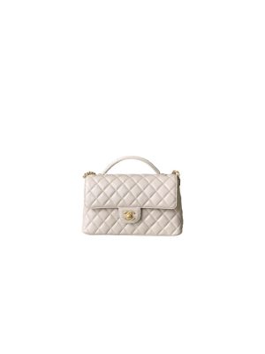 CHANEL large Flap Bag With Top Handle(high-end grade)