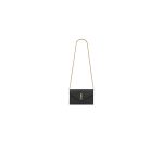 YSL cassandre chain wallet in lambskin