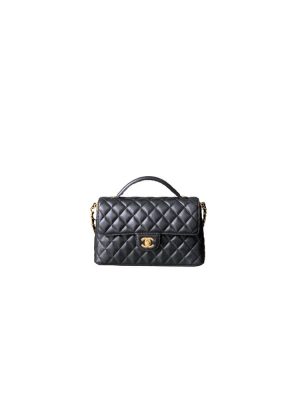 CHANEL large Flap Bag With Top Handle(high-end grade)