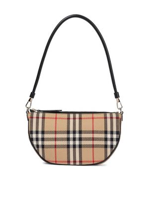 Olympia Pouch checked shoulder bag