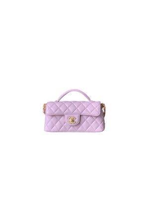 CHANEL Mini Flap Bag with Top Handle(high-end grade)