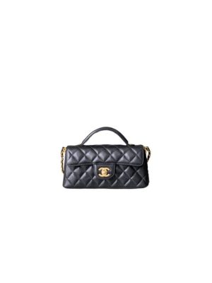 CHANEL Mini Flap Bag with Top Handle(high-end grade)