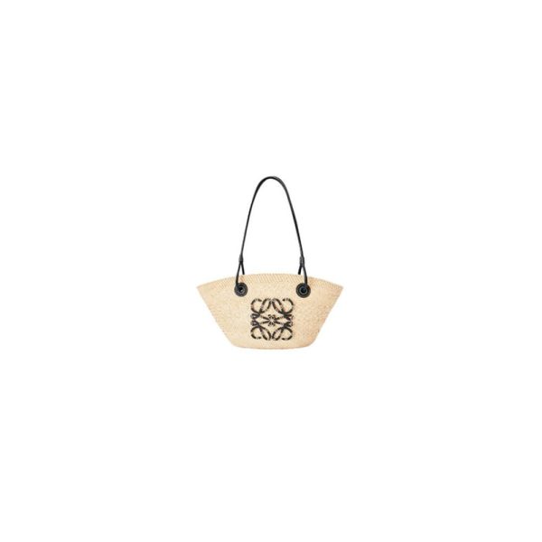 LOEWE Anagram Basket Small Palm and Calfskin Bag(HIGH-END GRADE)