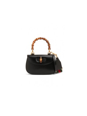 GUCCI BAMBOO 1947 JUMBO GG SMALL TOP HANDLE BAG