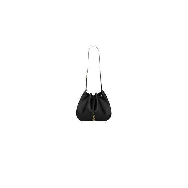 YSL PARIS VII large flat hobo bag in smooth leather(high-end grade)