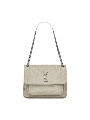 SAINT LAURENT NIKI MEDIUM IN CRINKLED VINTAGE LEATHER