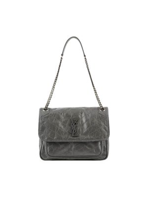 SAINT LAURENT NIKI MEDIUM IN CRINKLED VINTAGE LEATHER