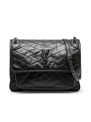 SAINT LAURENT NIKI MEDIUM IN CRINKLED VINTAGE LEATHER