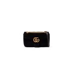 GG Velvet Small Marmont shoulder bag