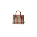 Pocket Medium leather-trimmed canvas tote