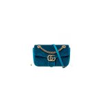 GG Velvet Small Marmont shoulder bag
