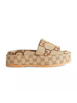 Women's platform slide sandal