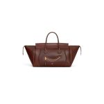 CELINE MEDIUM SMILING NEW LUGGAGE IN SUPPLE SHINY LAMBSKIN(HIGH-END GRADE)