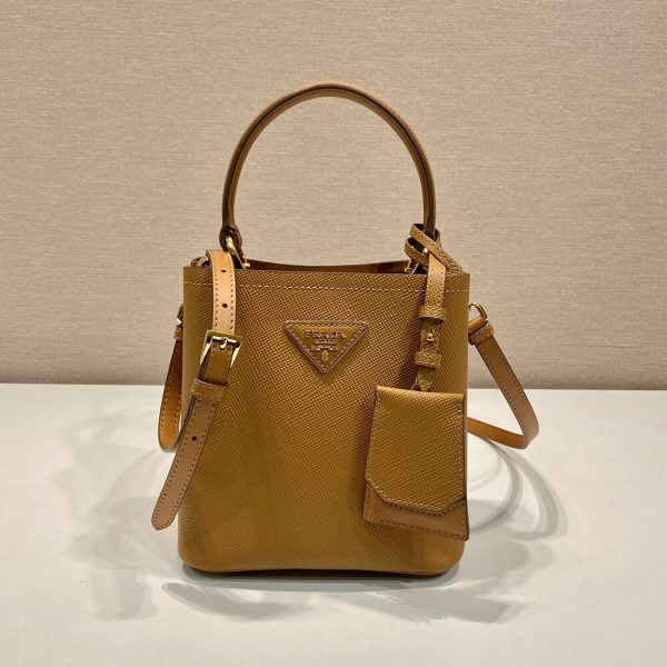 Prada Panier Saffiano Leather Mini Bag(high-end grade)