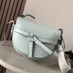 Loewe Small Gate bag in soft calfskin and jacquard