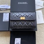 Chanel boy long wallet