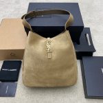 YSL Large LE 5 À 7 bag in soft suede