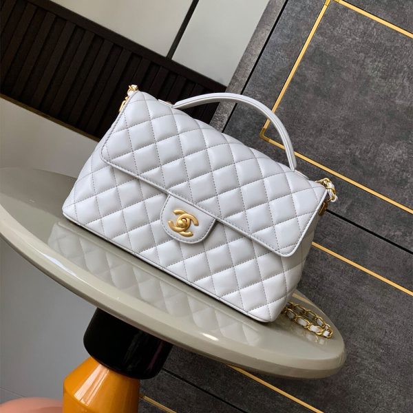 CHANEL large Flap Bag With Top Handle(high-end grade)