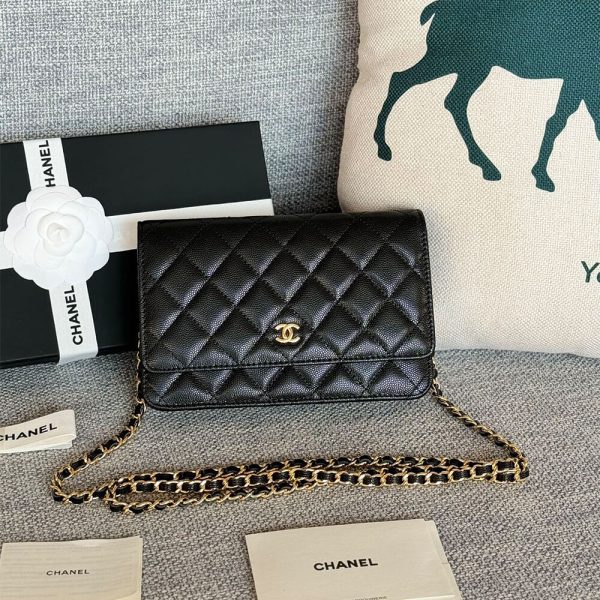 Chanel classic chain wallet