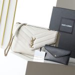 YSL LOULOU large in MATELASSE lambskin(HIGH-END GRADE)
