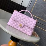 CHANEL large Flap Bag With Top Handle(high-end grade)