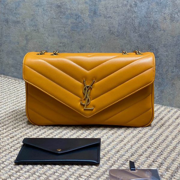 YSL LOULOU medium in MATELASSE lambskin(HIGH-END GRADE)