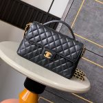 CHANEL large Flap Bag With Top Handle(high-end grade)