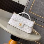 CHANEL Mini Flap Bag with Top Handle(high-end grade)