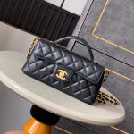CHANEL Mini Flap Bag with Top Handle(high-end grade)