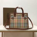 Pocket Medium leather-trimmed canvas tote