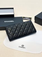 CHANEL Caviar Quilted Large Gusset Flap Wallet