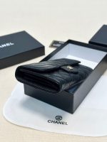 CHANEL Caviar Quilted Large Gusset Flap Wallet