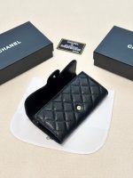 CHANEL Caviar Quilted Large Gusset Flap Wallet