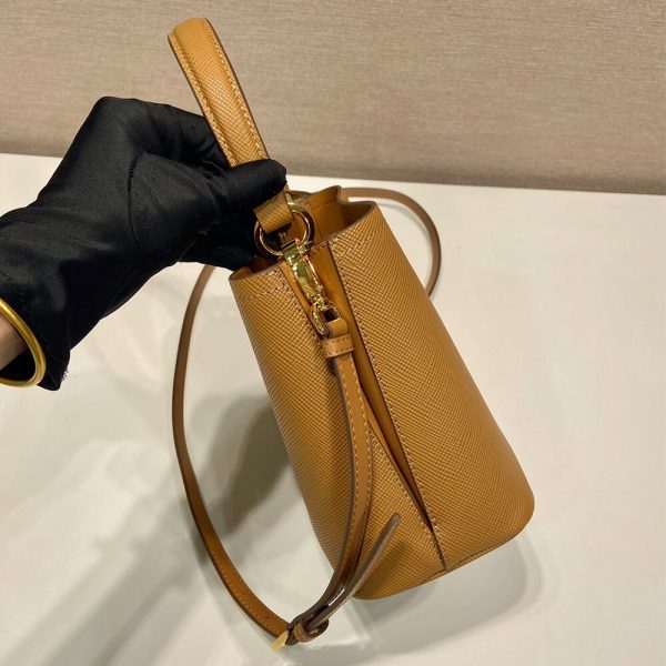 Prada Panier Saffiano Leather Mini Bag(high-end grade)