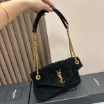 YSL PUFFER small in suede(HIGH-END GRADE)