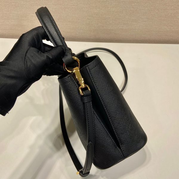 Prada Panier Saffiano Leather Mini Bag(high-end grade)