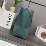 LOEWE Medium Puzzle Fold tote in shiny calfskin(HIGH-END GRADE)