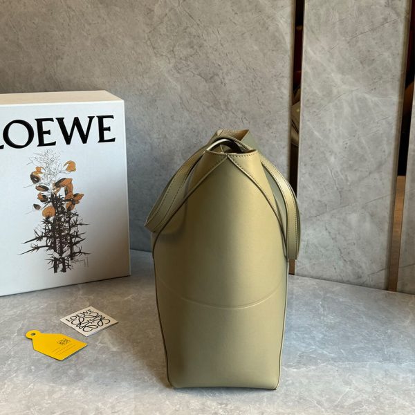 LOEWE Medium Puzzle Fold tote in shiny calfskin(HIGH-END GRADE)